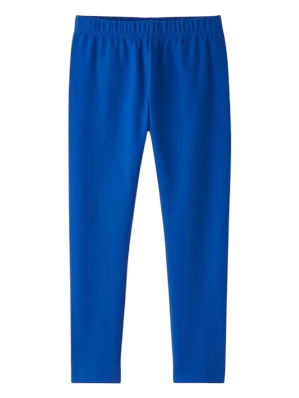 Hanna Andersson Kids Bright Basics Leggings Baltic Blue Cotton Pants 120 6 7